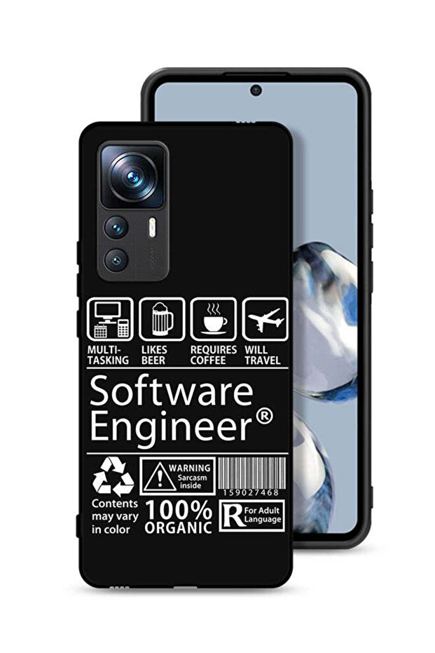 غطاء حماية لهاتف Xiaomi 12T Pro، ملصق مهندس برمجيات