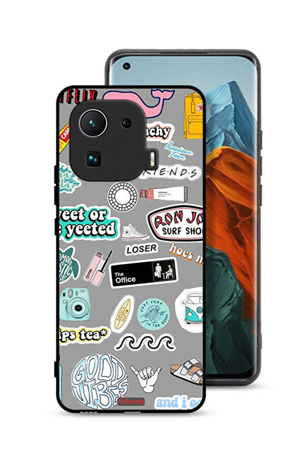 Xiaomi Mi 11 Pro Protective Case Cover Good Vibes Stickers