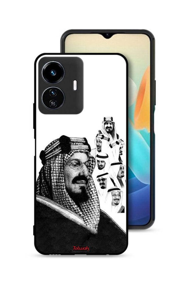 Vivo Y77 5G Protective Case Cover Kings Of Saudi Arabia BW Poster Art