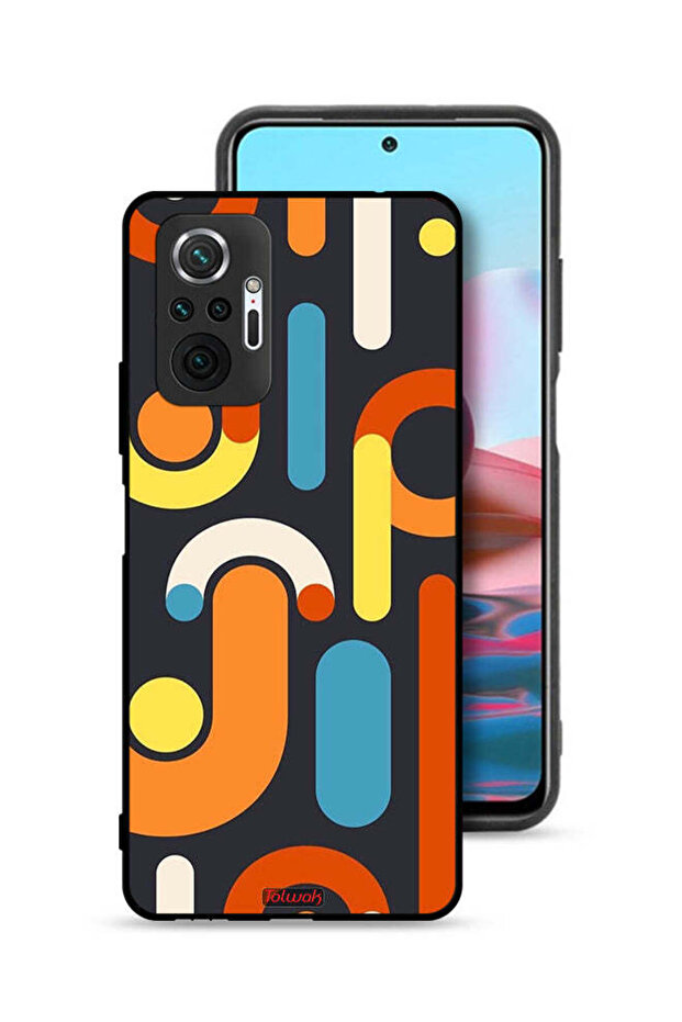 غطاء حماية بنمط لهاتف شاومي ريدمي نوت 10 برو 4G - 1