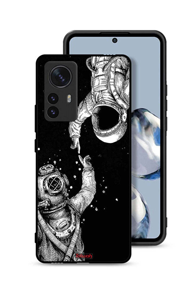 غطاء حماية لهاتف Xiaomi 12S Pro بتصميم رواد الفضاء