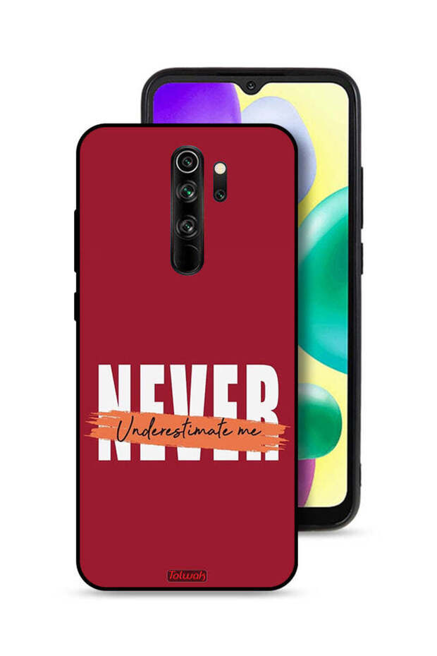 Xiaomi Redmi Note 8 Pro Protective Case Cover Never Underestimate Me