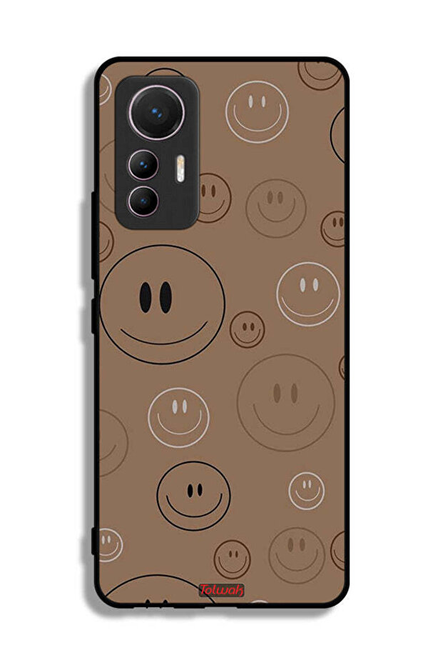 Xiaomi 12 Lite Protective Case Cover Smiley Faces Pattern - 2