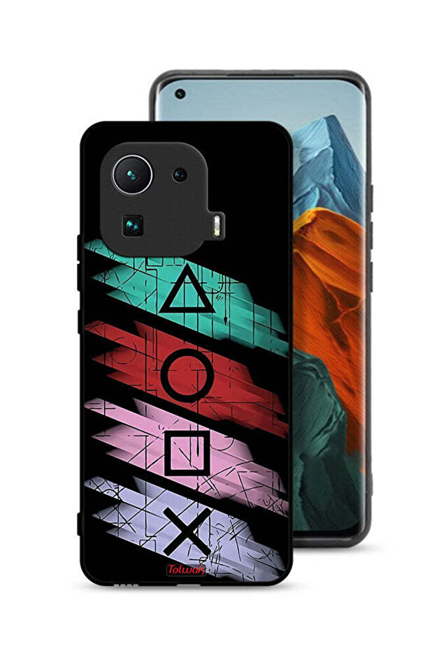 Xiaomi Mi 11 Pro Protective Case Cover Squid Game Icons