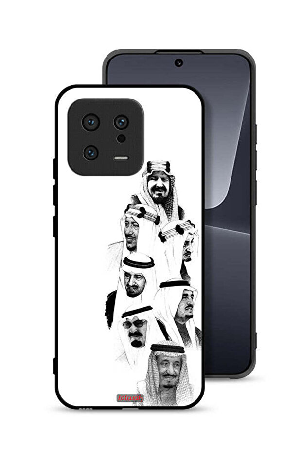 Xiaomi 13 Protective Case Cover Saudi Kings Art B_W