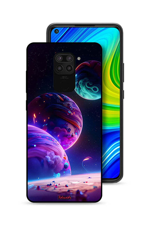 غطاء حماية لهاتف شاومي ريدمي نوت 9 بنمط كوكبي - 1