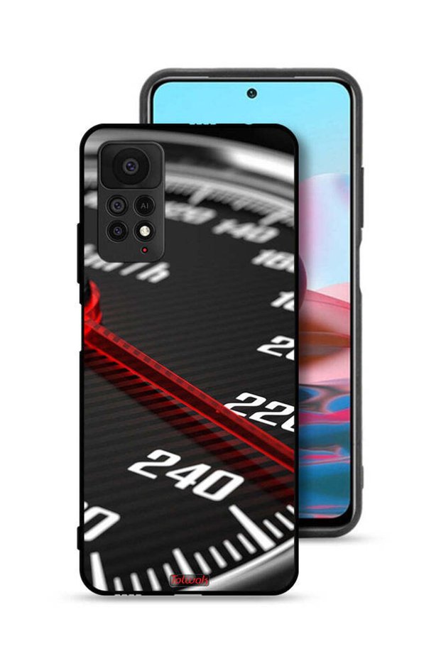 غطاء حماية لجهاز شاومي ريدمي نوت 11 برو 5G مع عداد السرعة