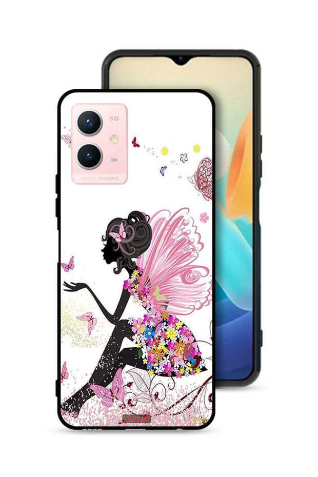 Vivo Y33s 5G Protective Case Cover Butterfly Girl Artwork