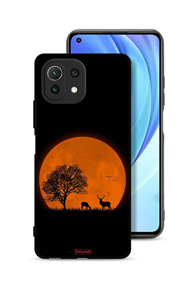 Xiaomi Mi 11 Lite Protective Case Cover Evening Moon Art