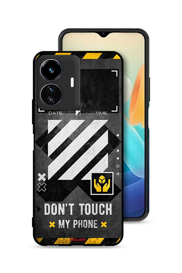 Vivo Y77e 5G Protective Case Cover Do Not Touch My Phone
