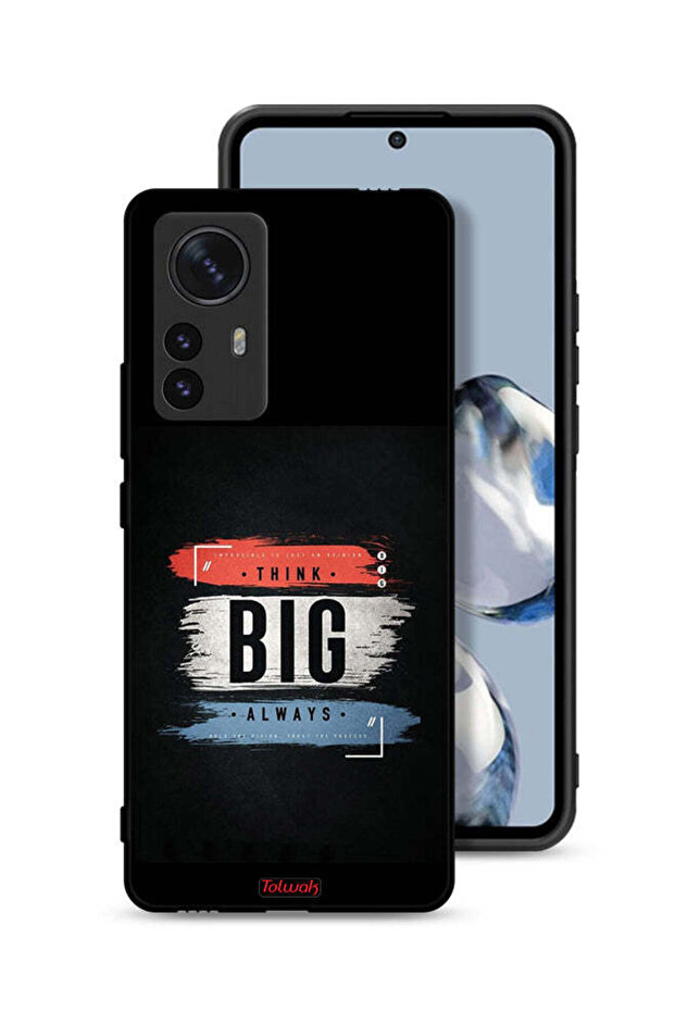 غطاء حماية لهاتف Xiaomi 12 - فكر دائمًا بشكل كبير