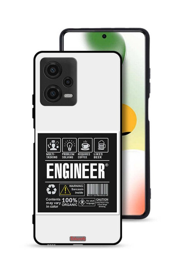 غطاء حماية لهاتف Xiaomi Poco X5 - ملصق مهندس