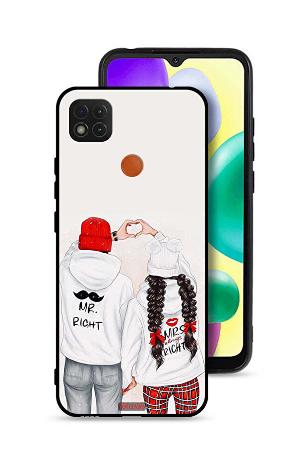 غطاء حماية لهاتف Xiaomi Redmi 9C - يمين ويمين دائمًا
