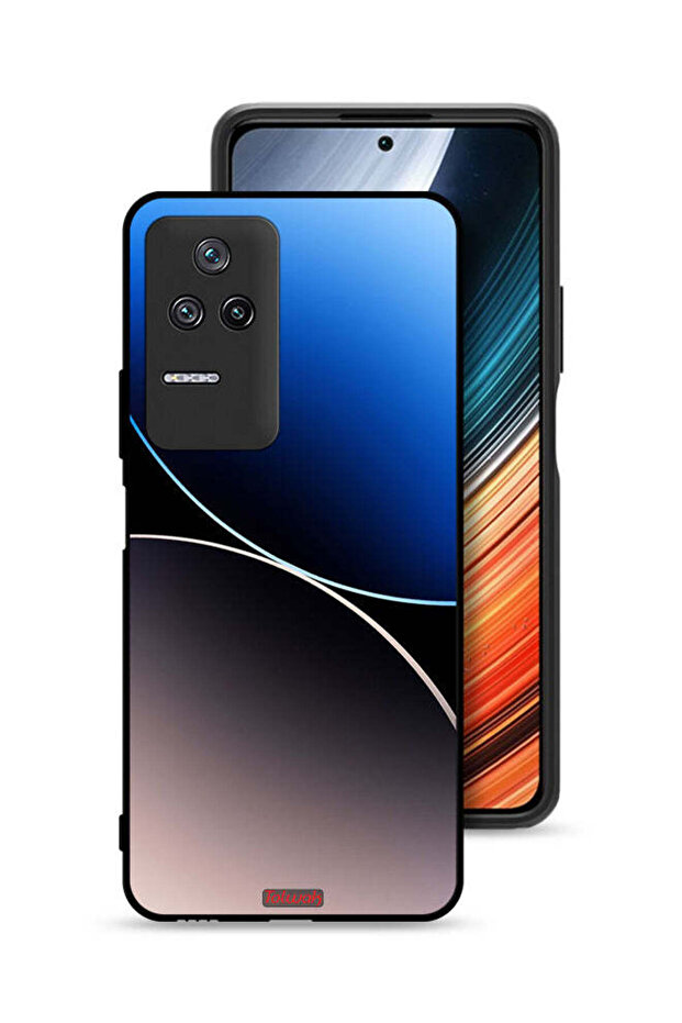 Xiaomi Poco F4 Protective Case Cover Curve Lines Pattern