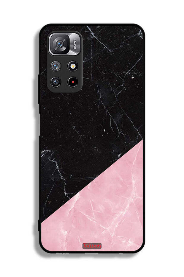 غطاء حماية لهاتف شاومي ريدمي نوت 11 4G بنمط رخامي - 2