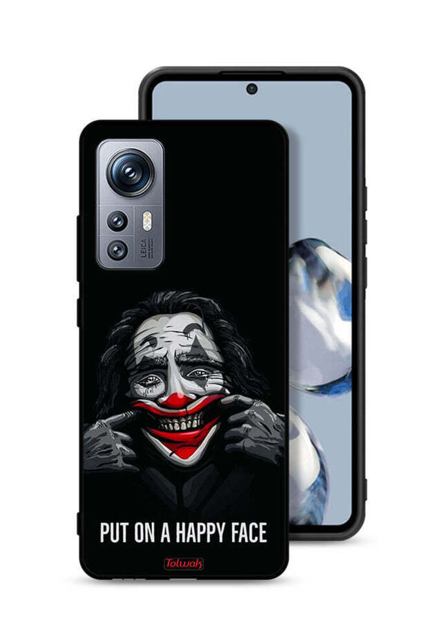 غطاء حماية لهاتف Xiaomi 12S بوجه سعيد