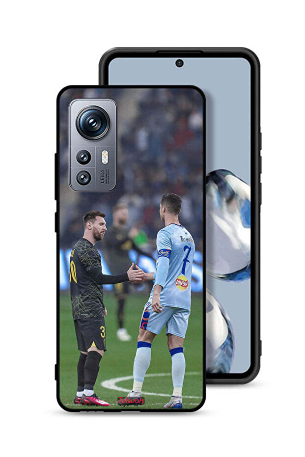 غطاء حماية لهاتف شاومي 12S ميسي ورونالدو