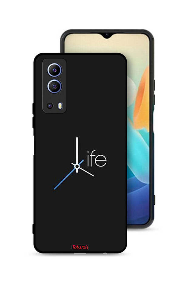 غطاء حماية لهاتف Vivo Y72 5G Life Clock