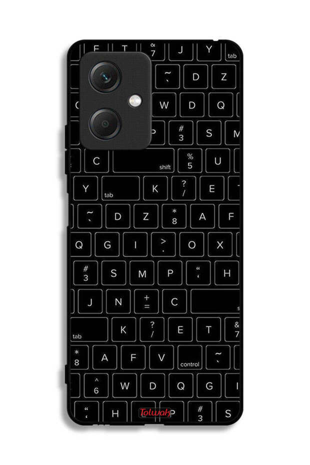 غطاء حماية لهاتف شاومي ريدمي نوت 12 بنمط مفاتيح لوحة المفاتيح العشوائية - 2