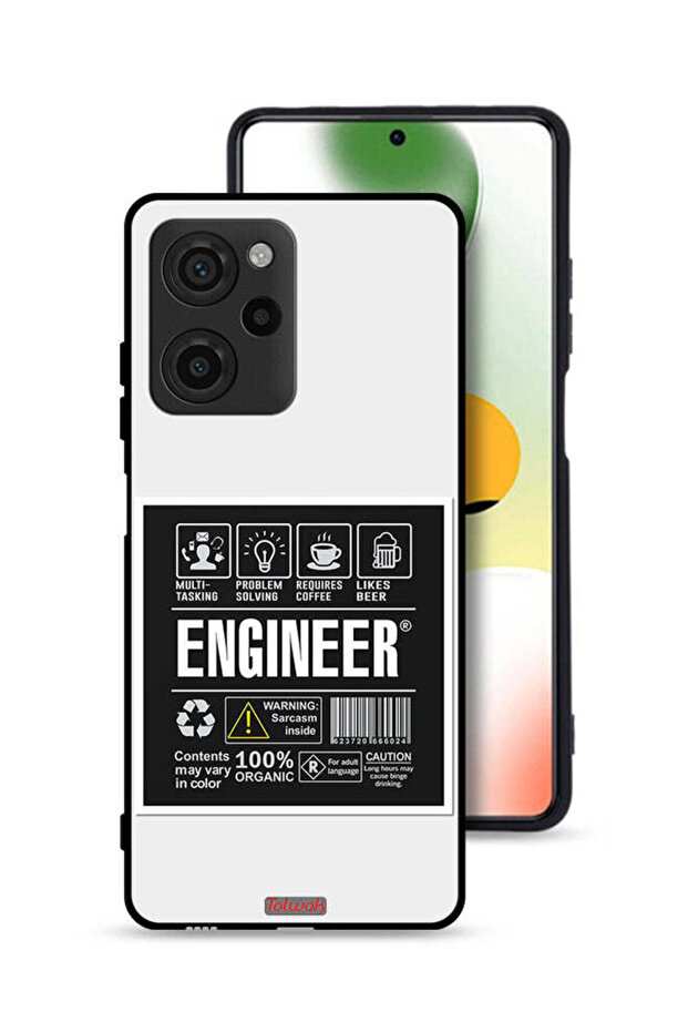 غطاء حماية لهاتف Xiaomi Poco X5 Pro - ملصق مهندس