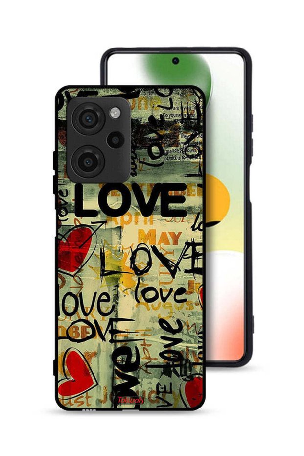 غطاء حماية لهاتف Xiaomi Poco X5 Pro - علامات حب