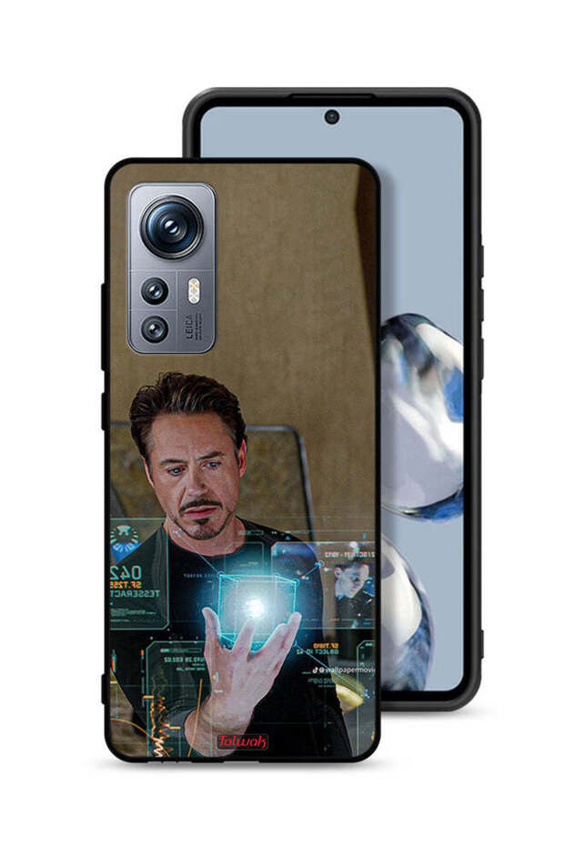 غطاء حماية لهاتف Xiaomi 12S بتصميم الرجل الحديدي