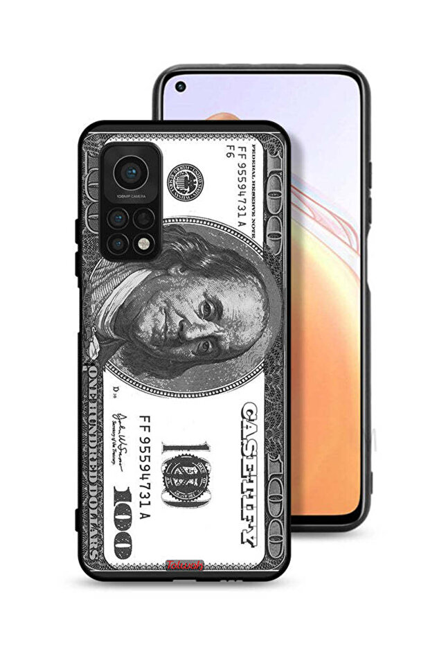 غطاء حماية لهاتف Xiaomi Mi 10T Pro 5G بنمط الدولار