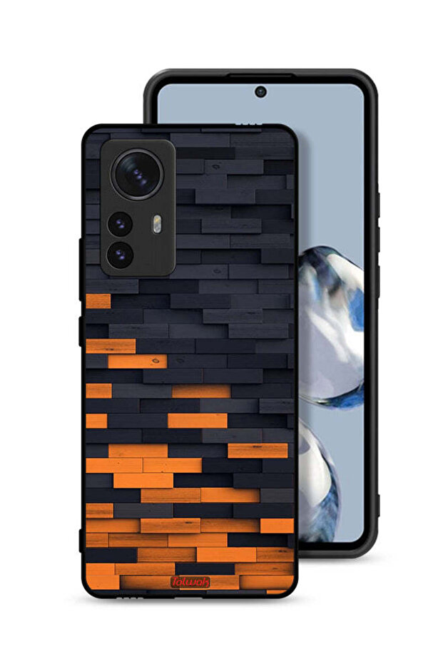 Xiaomi 12 Protective Case Cover Wooden Wall