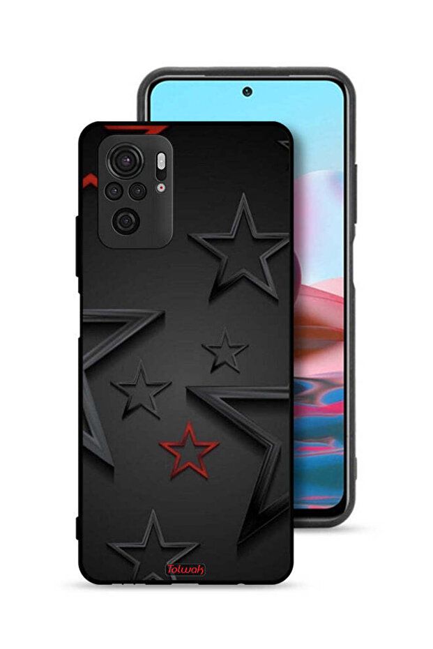غطاء حماية لهاتف Xiaomi Poco M5s بنقشة نجوم