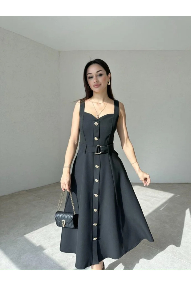 MİDİ ELBİSE - 1