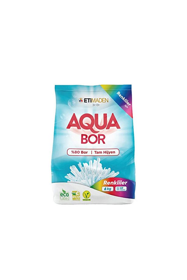 Aqua Bor Deterjan 6 kg Renkli - 1