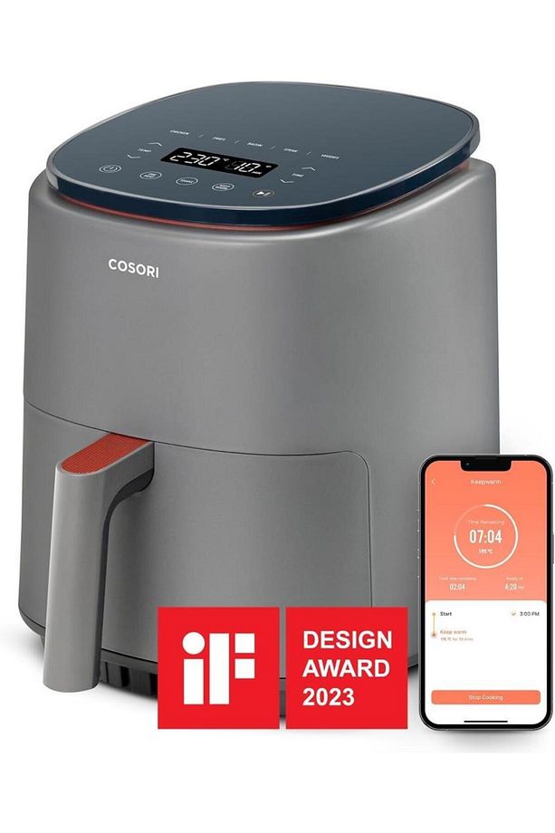 DRMZ YeniCOSORI Cosorı Lite Smart Air Fritöz 3.8l Xl Air Fritöz 1500W,7 Programlı Sıcak Hava Fritözü - 2