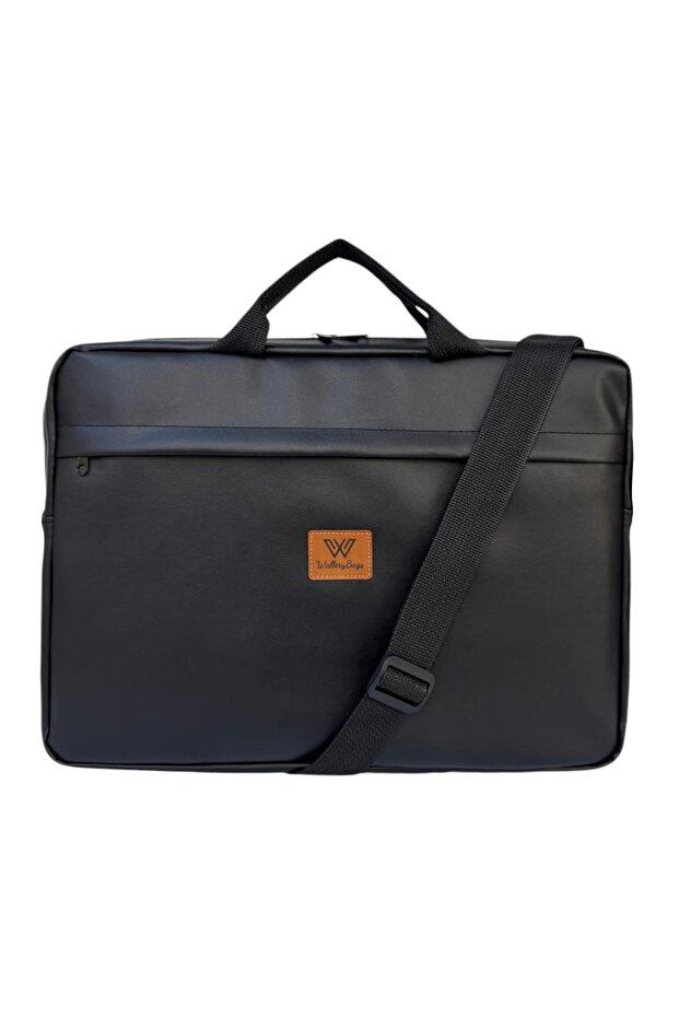 Laptop Briefcase – Lightweight and Portable – Water Resistant, Suitable for Casual Office Use with Strap.