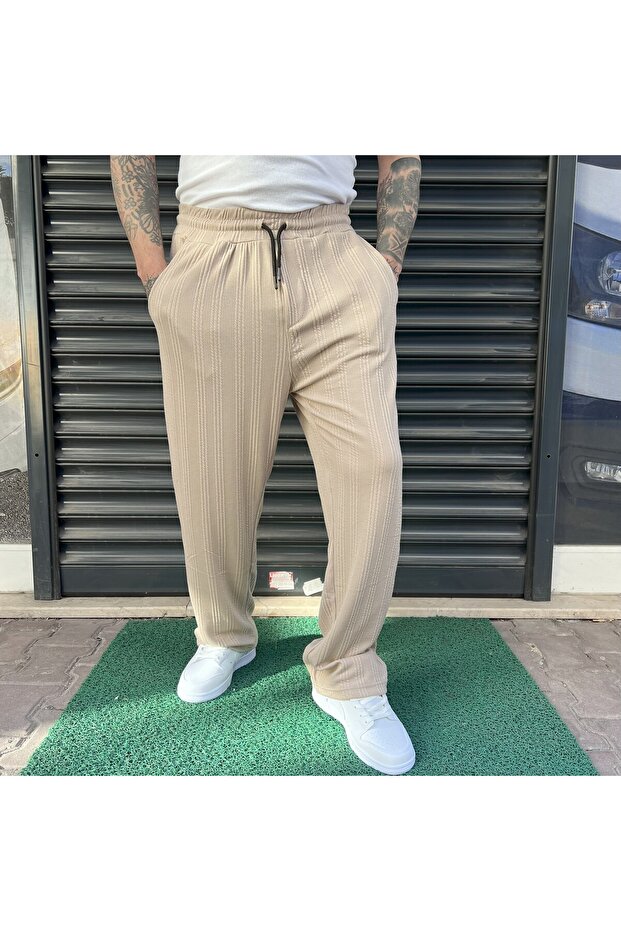Erkek Saç Örgü Baggy Eşofman - 2