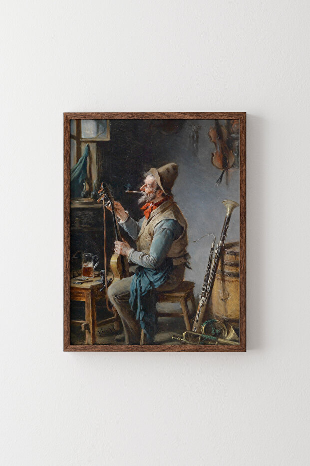 Violin Master - Wooden Patterned Frame - 1