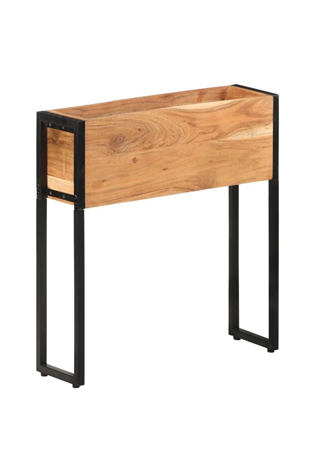 Planter 60x20x68 cm Solid Acacia Wood
