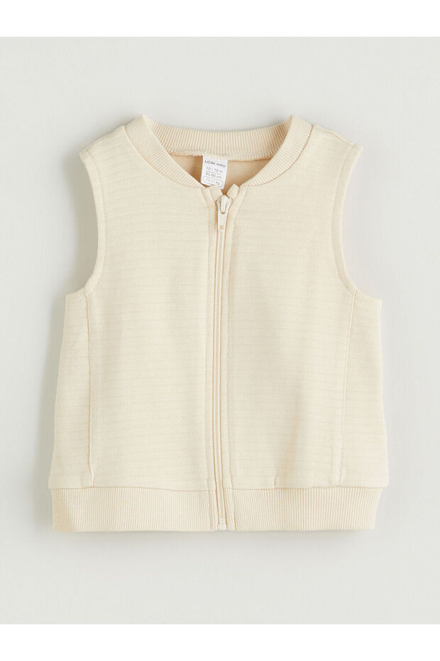 Textured Baby Boy Pique Vest (S5)