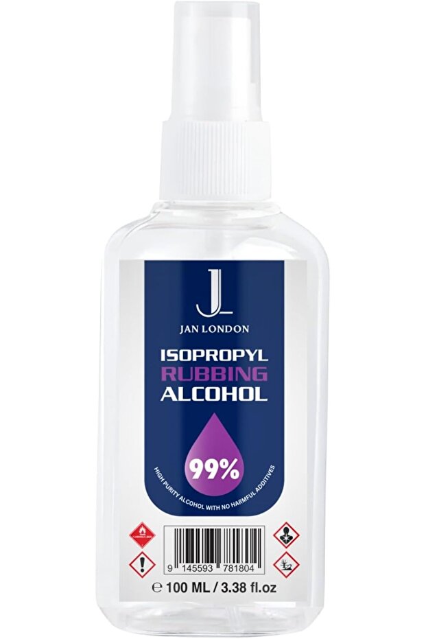 Isopropyl Rubbing Alcohol 99.9% 100ml Spray | High-Purity Cleaner for Surfaces, Electronics & More