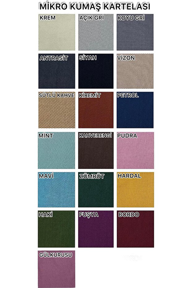 mikro kumaş sandalye örtüsü KAHVERENGİ (6 adet) - 6