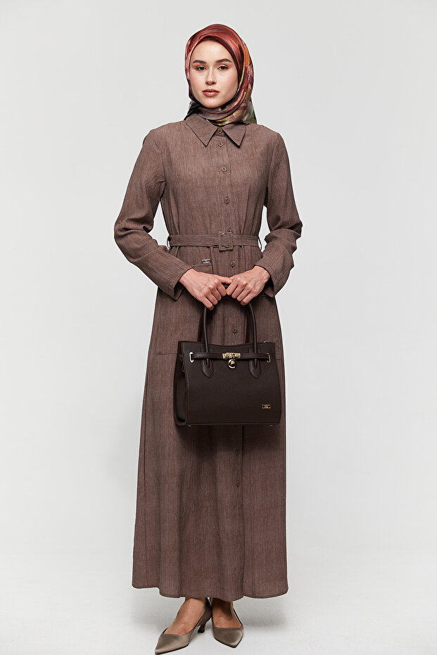 Aerobin Gömlek Elbise - 3