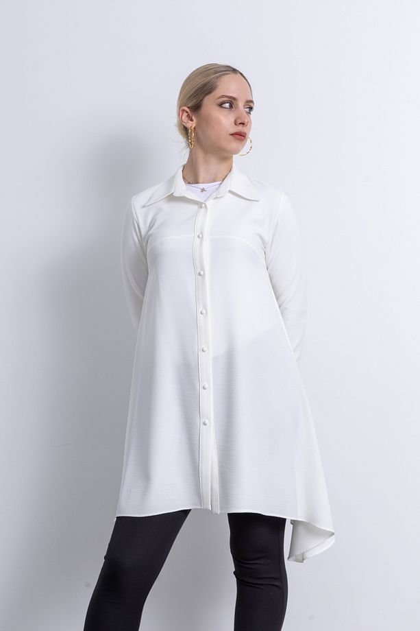 Kadın Krep Kumaş Tunik 1230 - 3