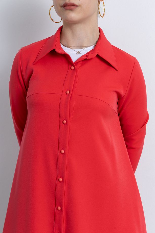 Kadın Krep Kumaş Tunik 1230 - 3