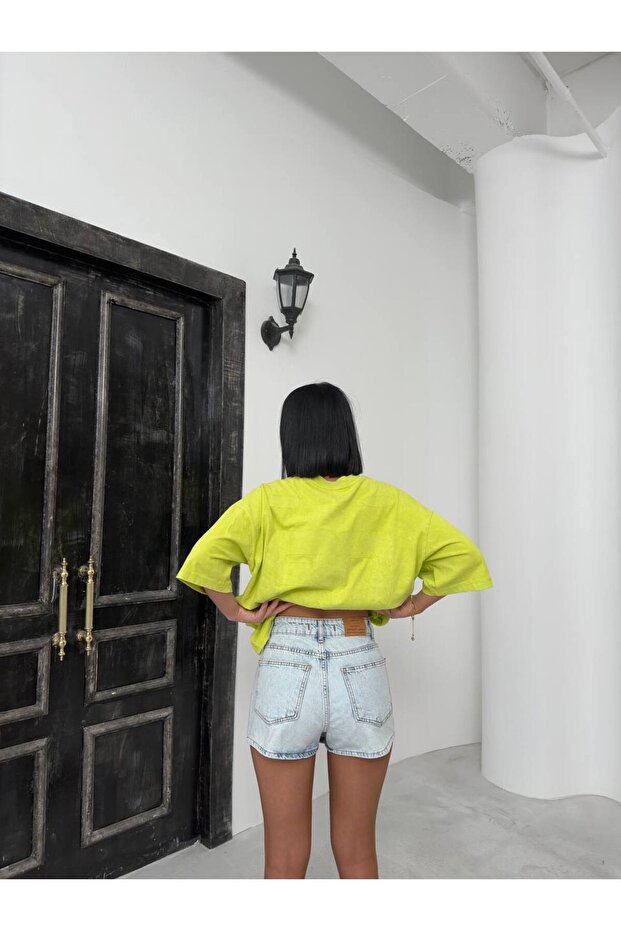 Tek Fermuarlı Şort Etek - 4