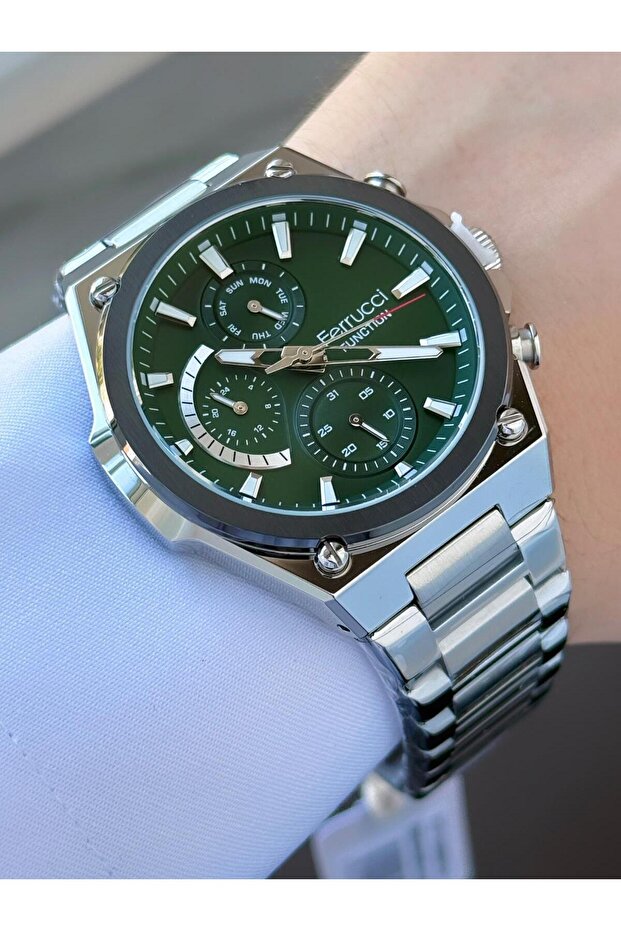 Men's Functions Active Metal Cord Wrist Watch
