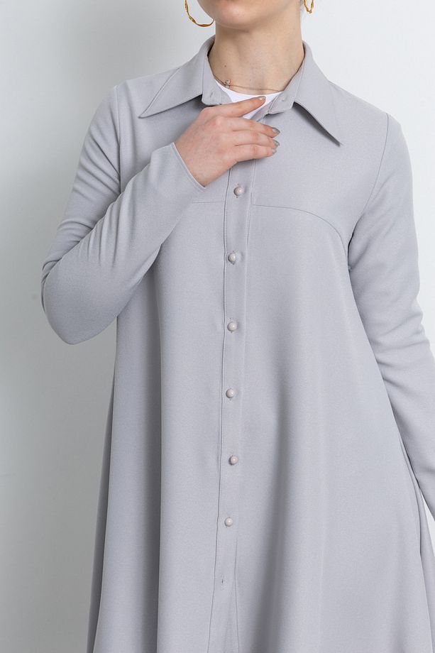 Kadın Krep Kumaş Tunik 1230 - 5