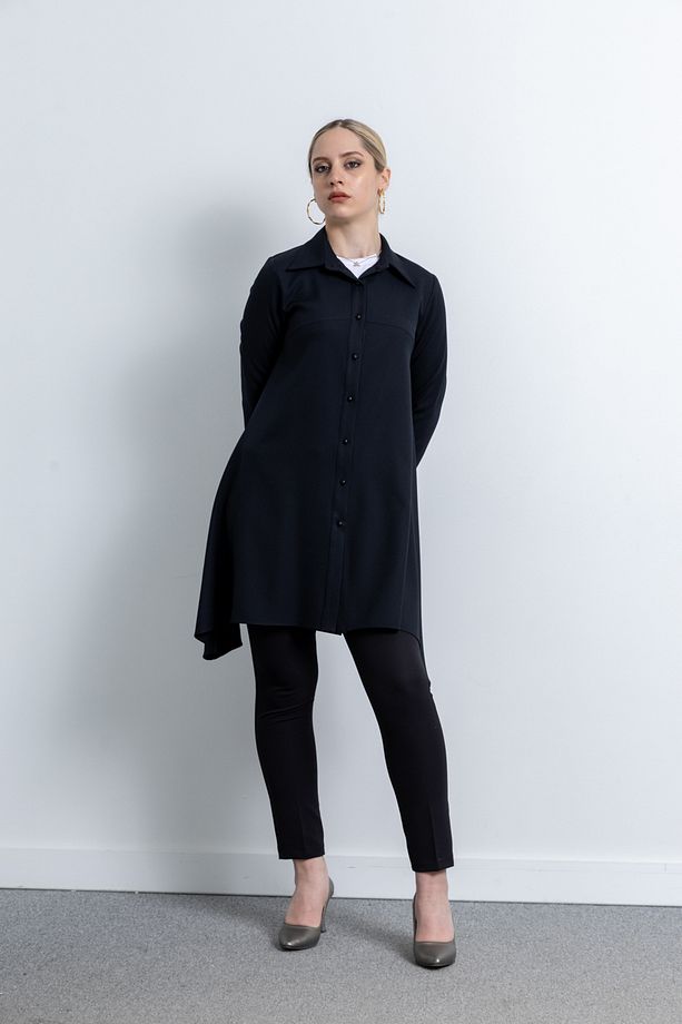 Kadın Krep Kumaş Tunik 1230 - 7