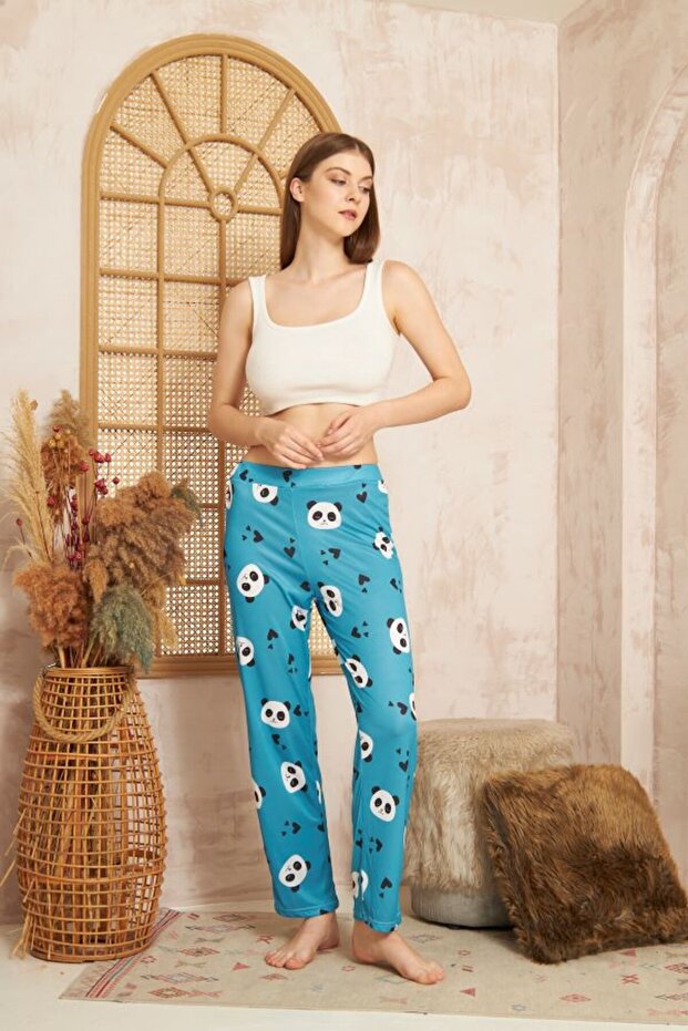 Women & Kids Printed Soft Textured Summer Pajama Bottoms