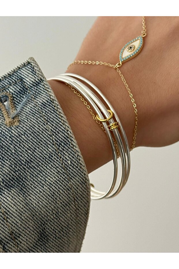 Marka Model Çelik 3lü Bileklik - 1