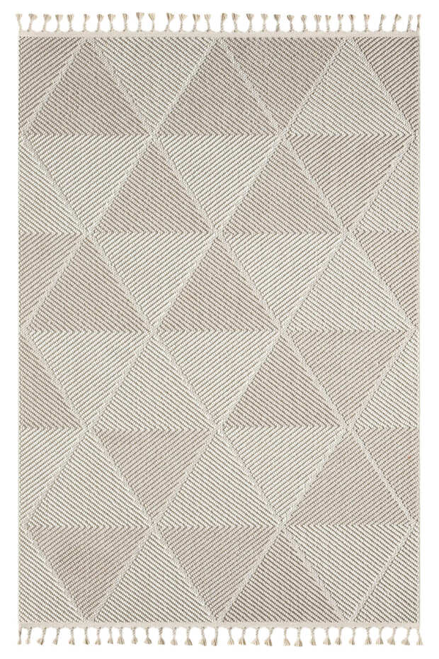 İskandinav Desenli Bukle Halı – Minimalist Şıklık ve Konfor - 1