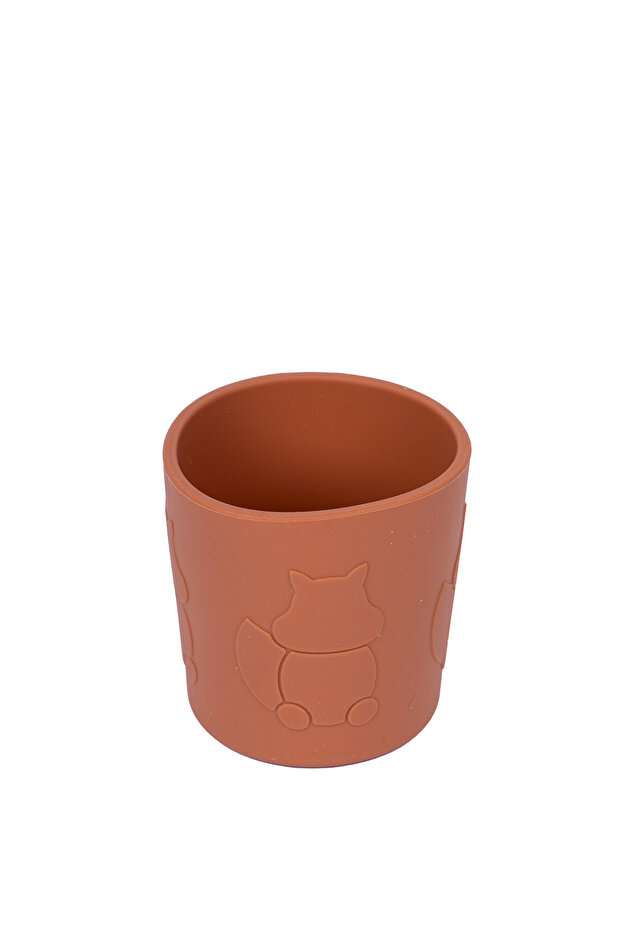Silicone Trainer Cup for Babies/Kids, BPA Free, Brown